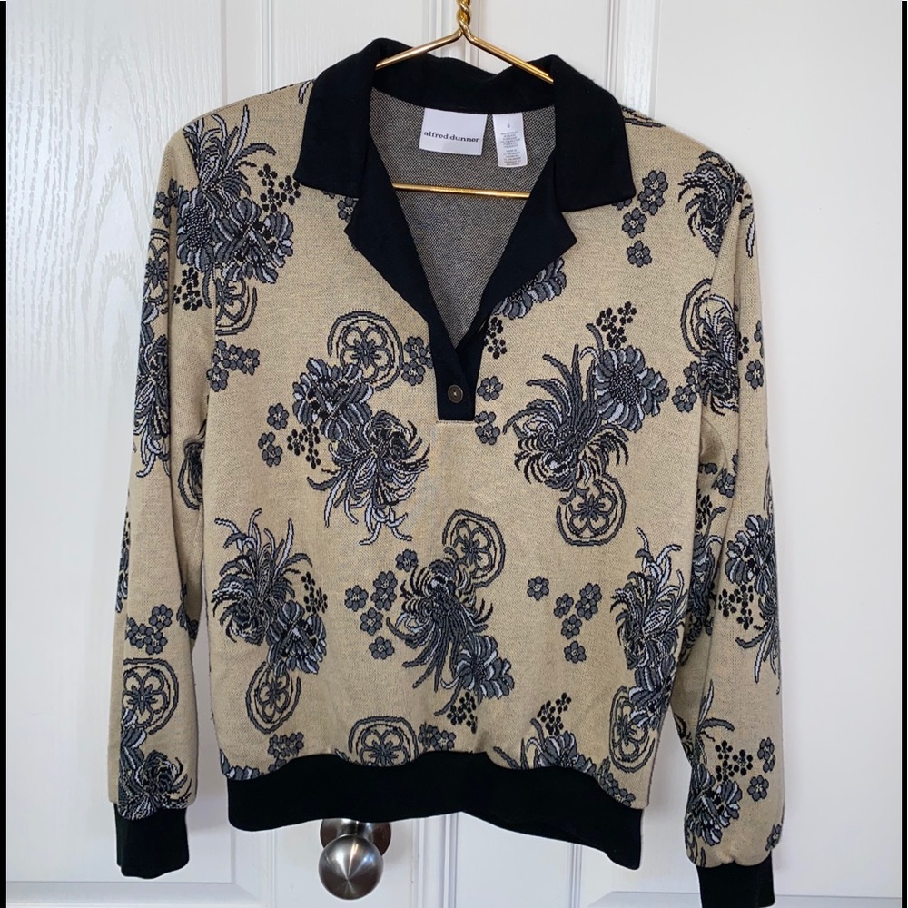 Vintage pullover cardigan